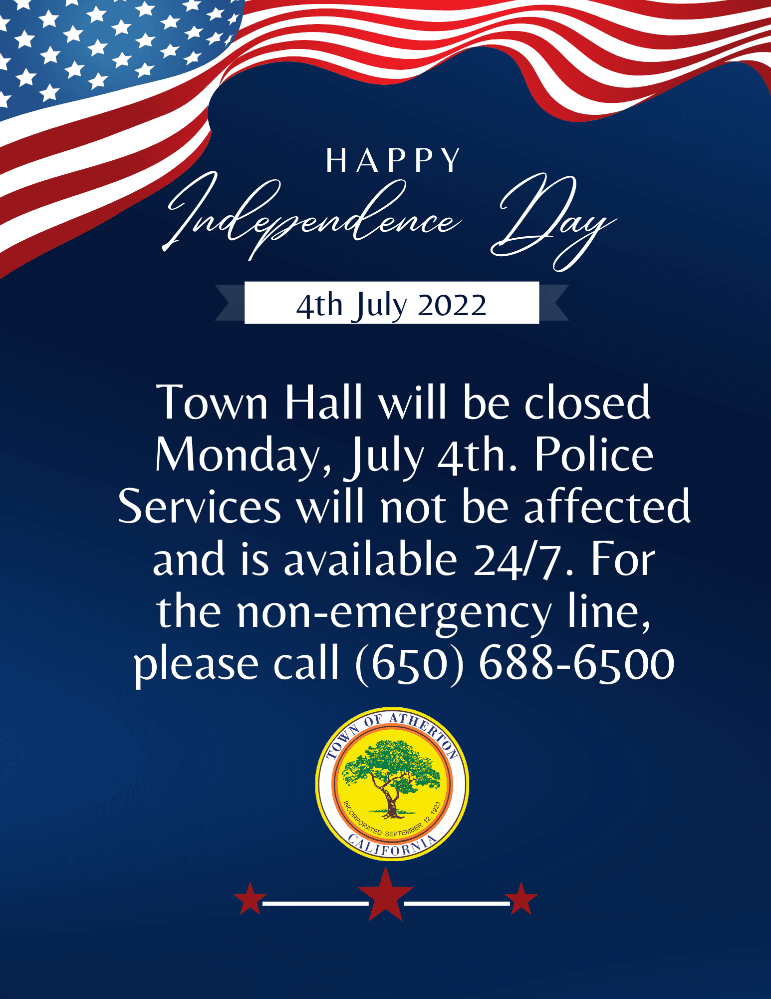 blue America Independence day (Flyer)