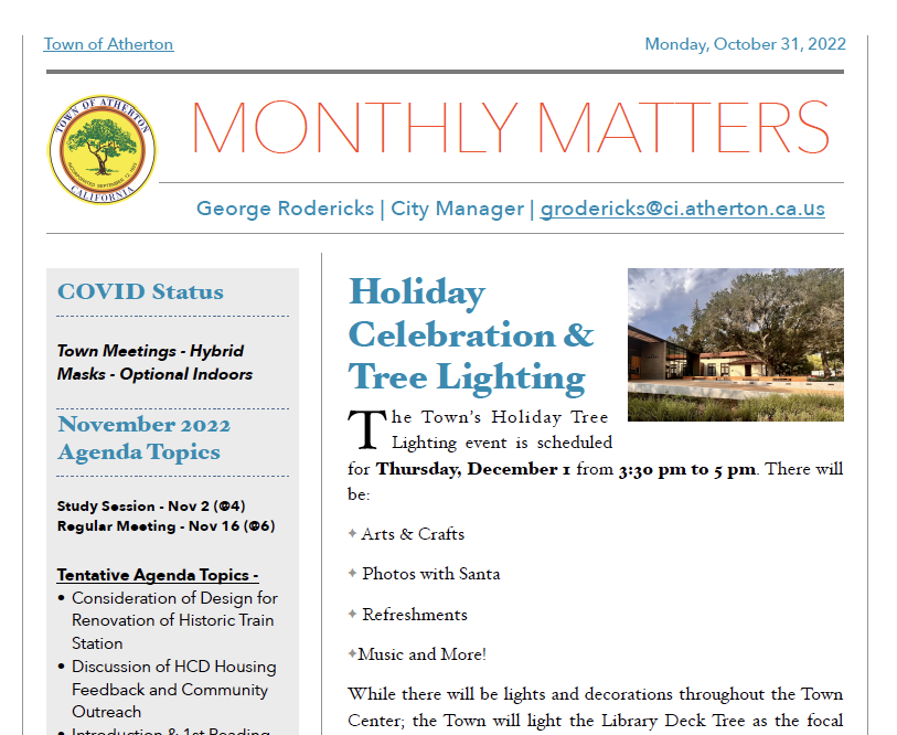 Monthly Matters - October 2022
