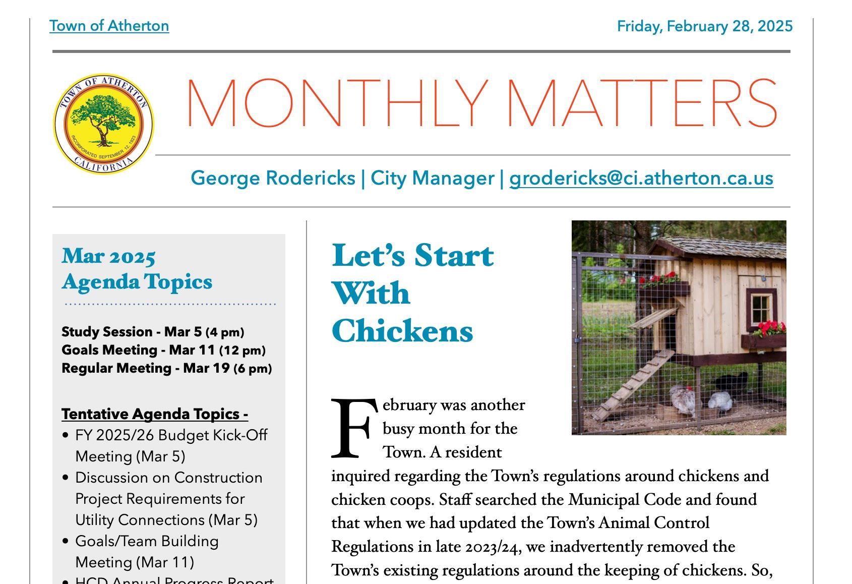 Feb 2025 Monthly Matters