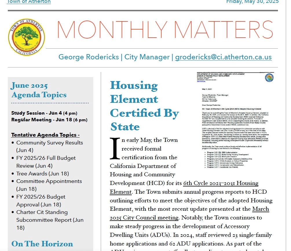 May Monthly Matters