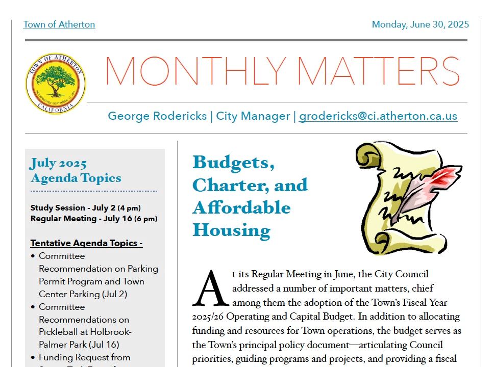 June Monthly Matters