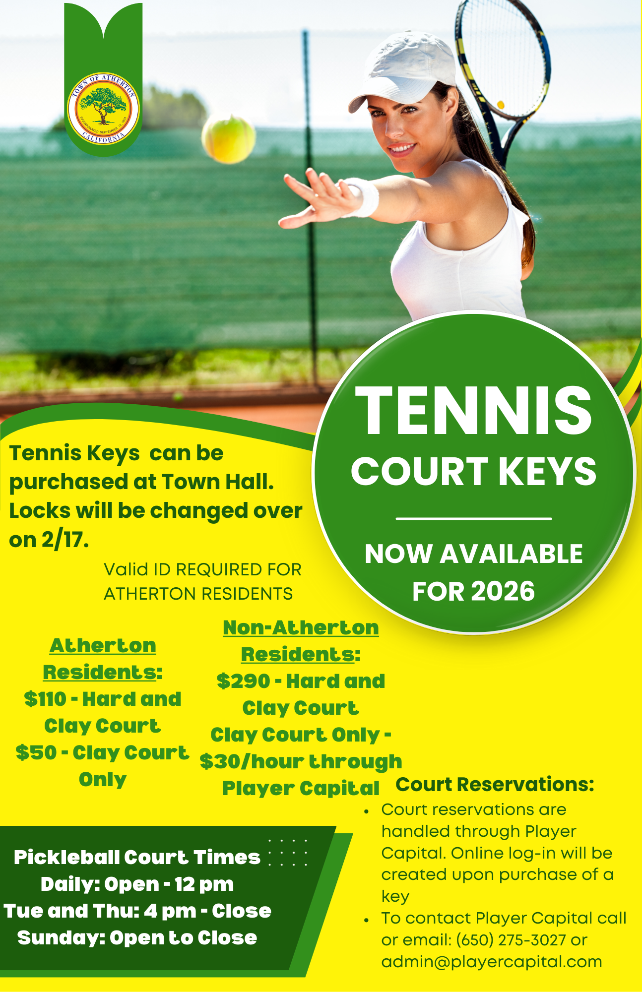 Tennis Flyer 2026