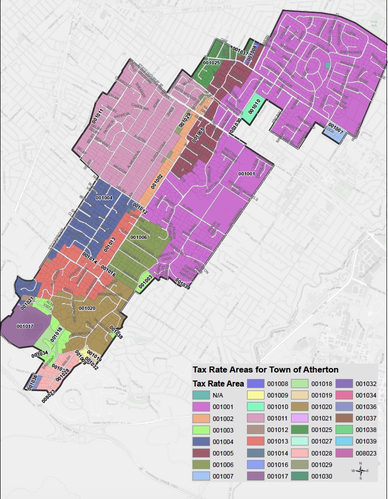 Tax Rate Area Map