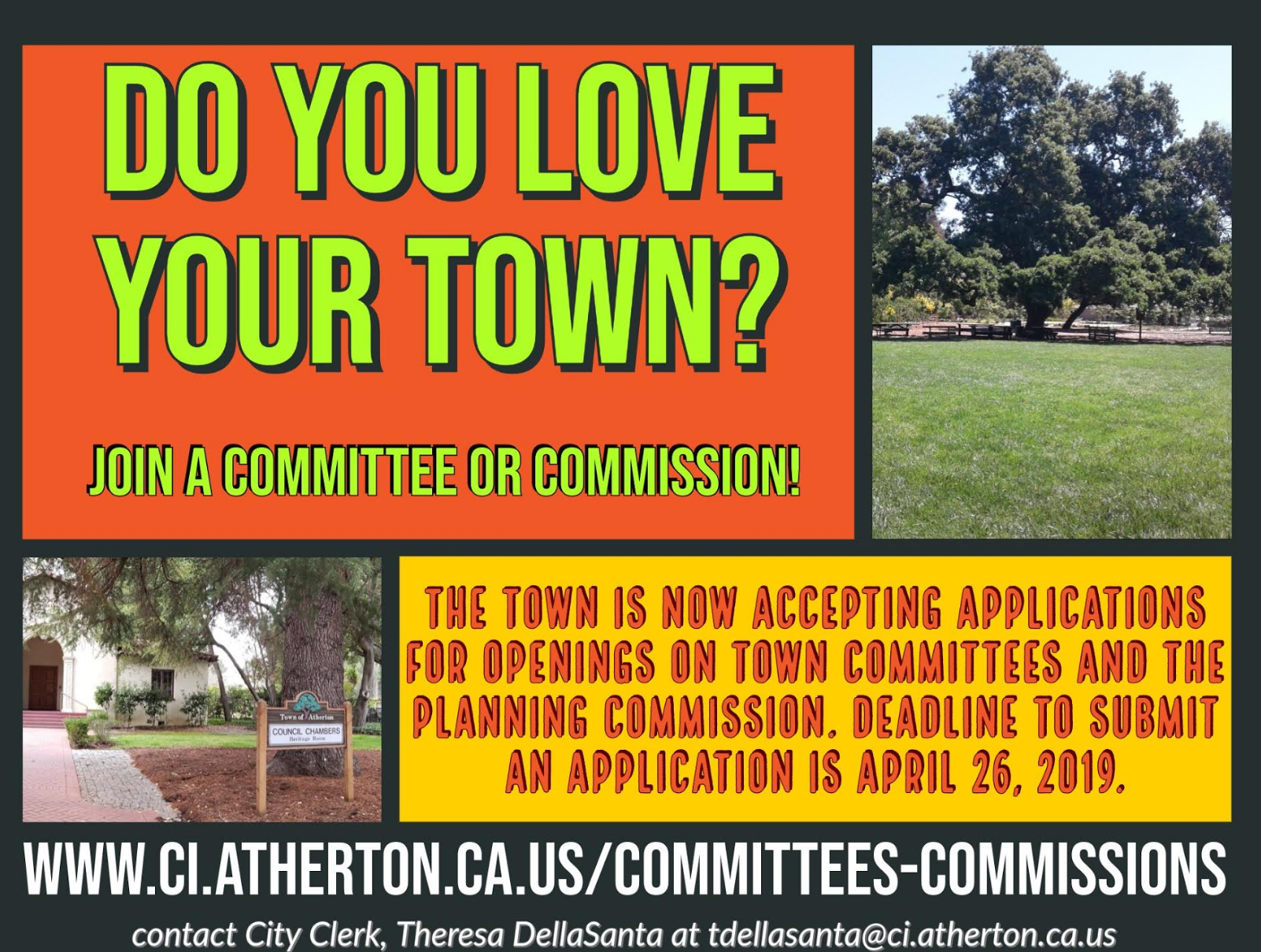 Town Committee and Commission Recruitment Flyer 2019