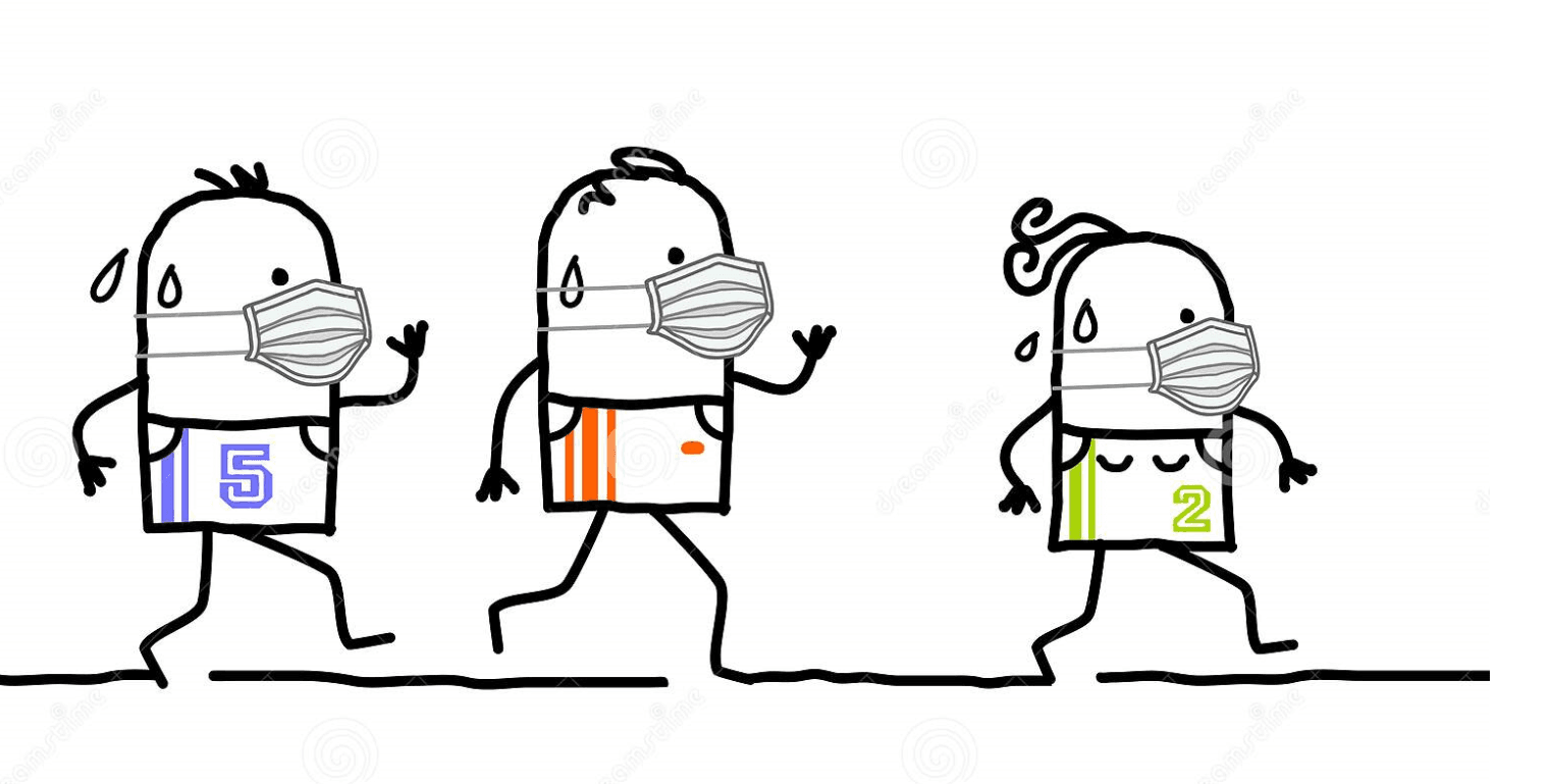 Newsflash Facemask Walking Pic