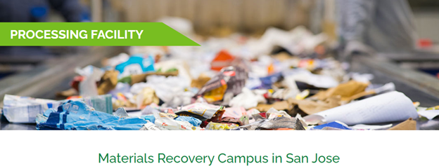 Aerial view of GreenWaste Recovery processing facility